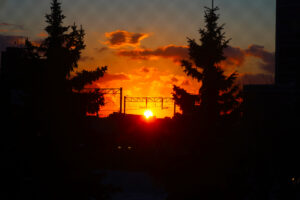 ５５８８無き朝焼けに