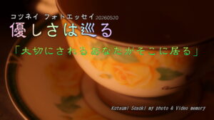 優しさは巡る 「大切にされるあなたがそこに居る」平凡に生きる醍醐味